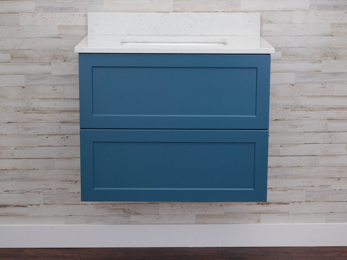 Gunner 30" Wall Mount Shaker Door Bathroom Vanity