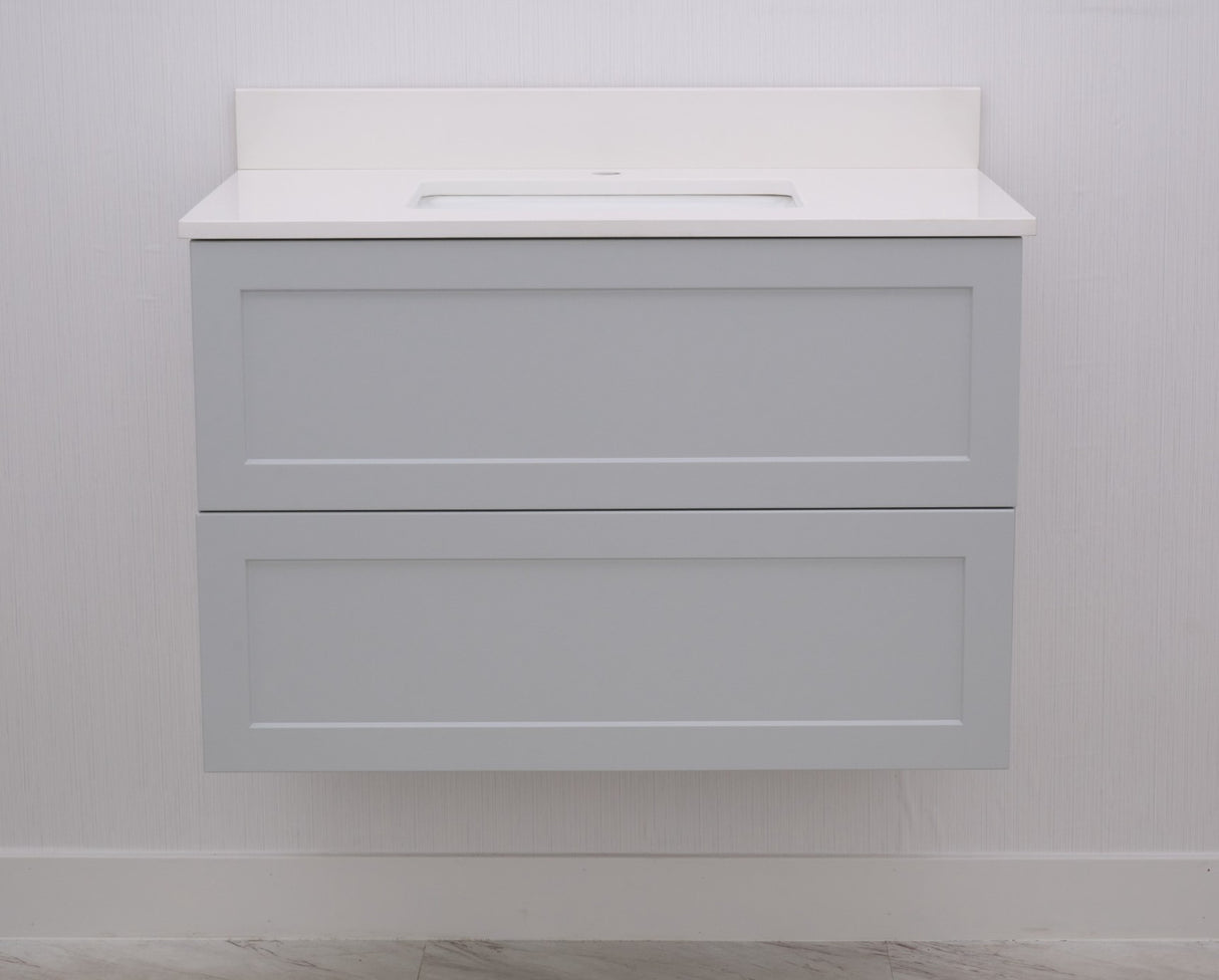 Gunner 36" Wall Mount Shaker Door Bathroom Vanity