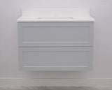 Gunner 36" Wall Mount Shaker Door Bathroom Vanity