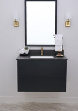 Gunner 36" Wall Mount Slab Door Bathroom Vanity