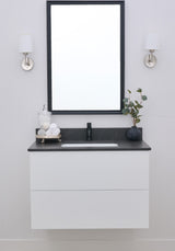 Gunner 36" Wall Mount Slab Door Bathroom Vanity
